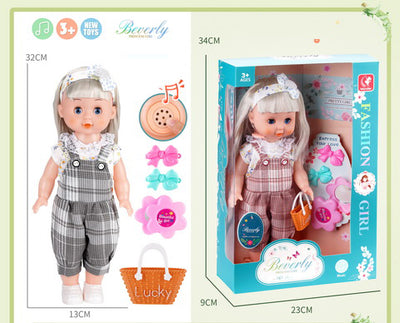 DOLL 32CM WITH SONG IC WINDOW BOX