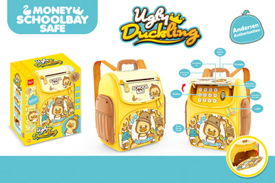 PIGGY BANK WITH LIGHT &MUSIC SCHOOLBAG BOX