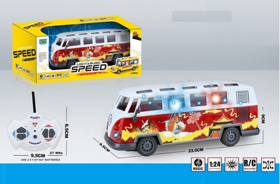 REMOTE CONTROL BUS WITHOUT CHARGER 1:14 WITH LIGHT&MUSIC