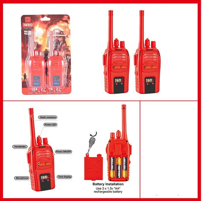 BATTERY OPERATED WALKIE TALKIE BLISTER CARD