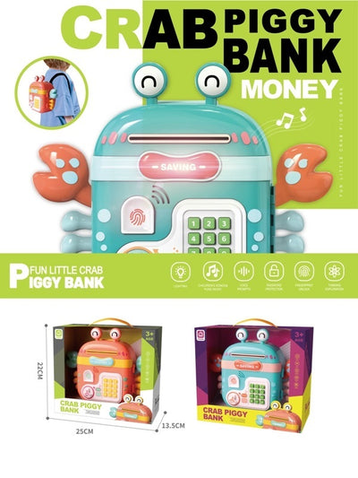 PIGGY BANK CRAB WITH LIGHT &MUSIC