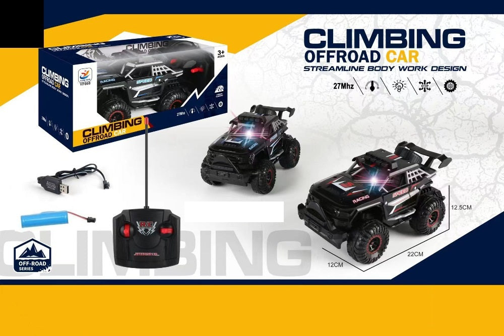 REMOTE CONTROL CAR WITH USB CHARGER 1:18 WITH LIGHT