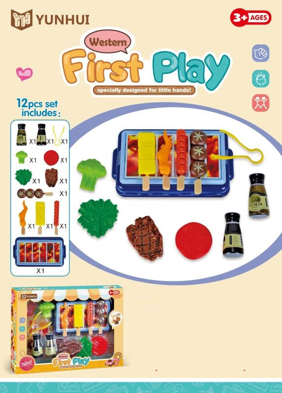 KITCHEN PLAY SET BBQ FAST FOOD