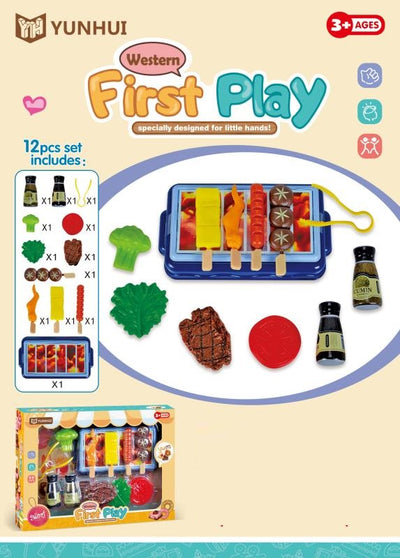 KITCHEN PLAY SET BBQ FAST FOOD