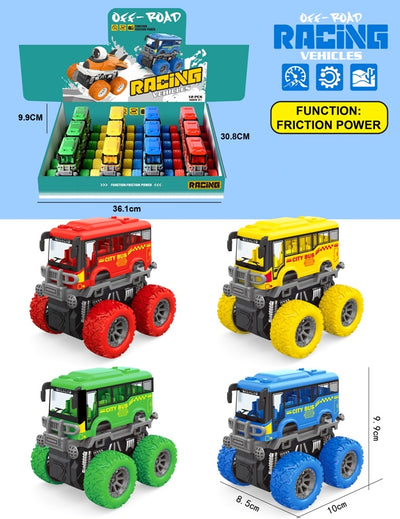FRICTION BUS 12PCS DISPLAY BOX