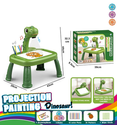PROJECTOR PAINTING DESK WITH LIGHT