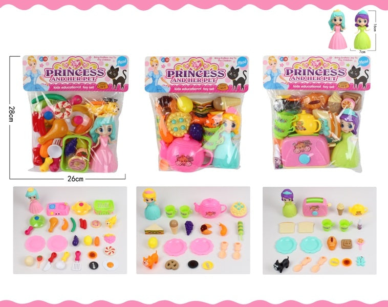 KITCHEN SET 3ASST MIX PVC BAG+HEADER